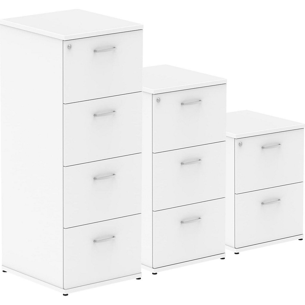 InterAct Filing Cabinets 800h x 500w x 600d mm | Grey Oak