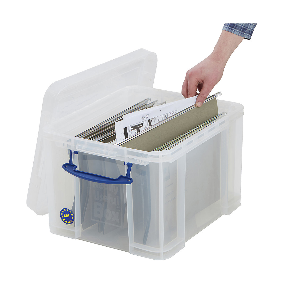 Really Useful Storage Box Kits With Foolscap Suspension Files (Product illustration 8)-7