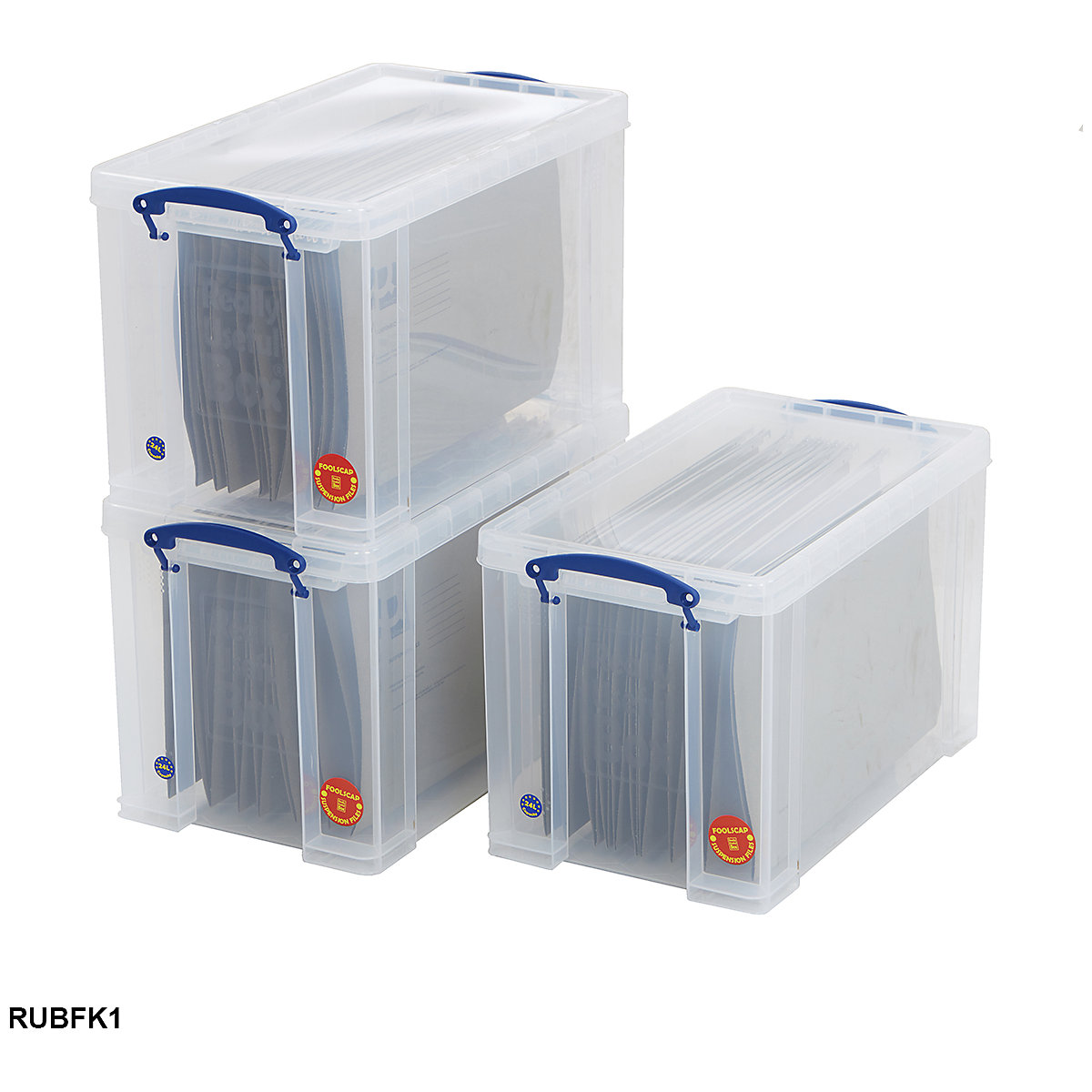 Really Useful Storage Box Kits With Foolscap Suspension Files (Product illustration 3)-2