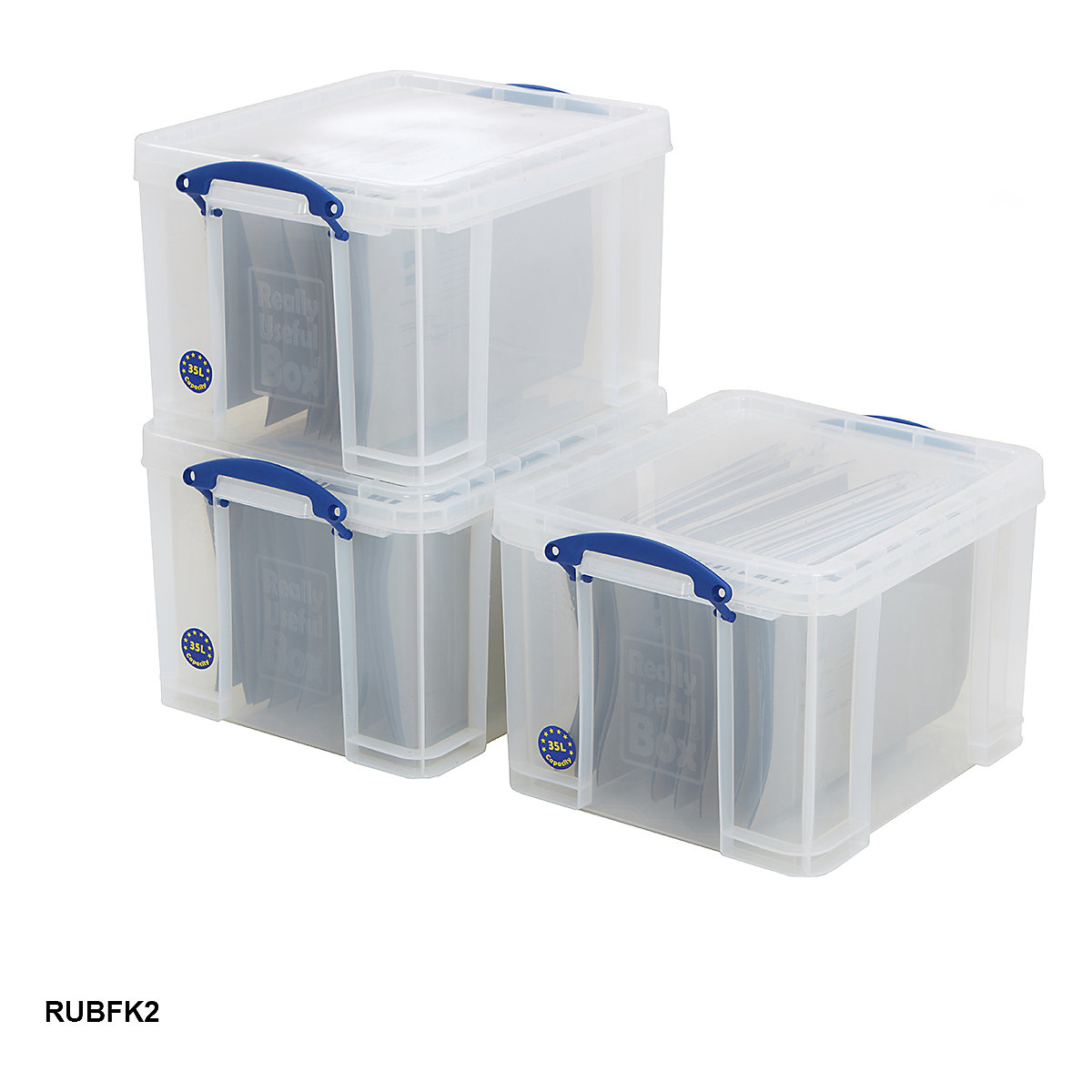 Really Useful Storage Box Kits With Foolscap Suspension Files (Product illustration 5)-4