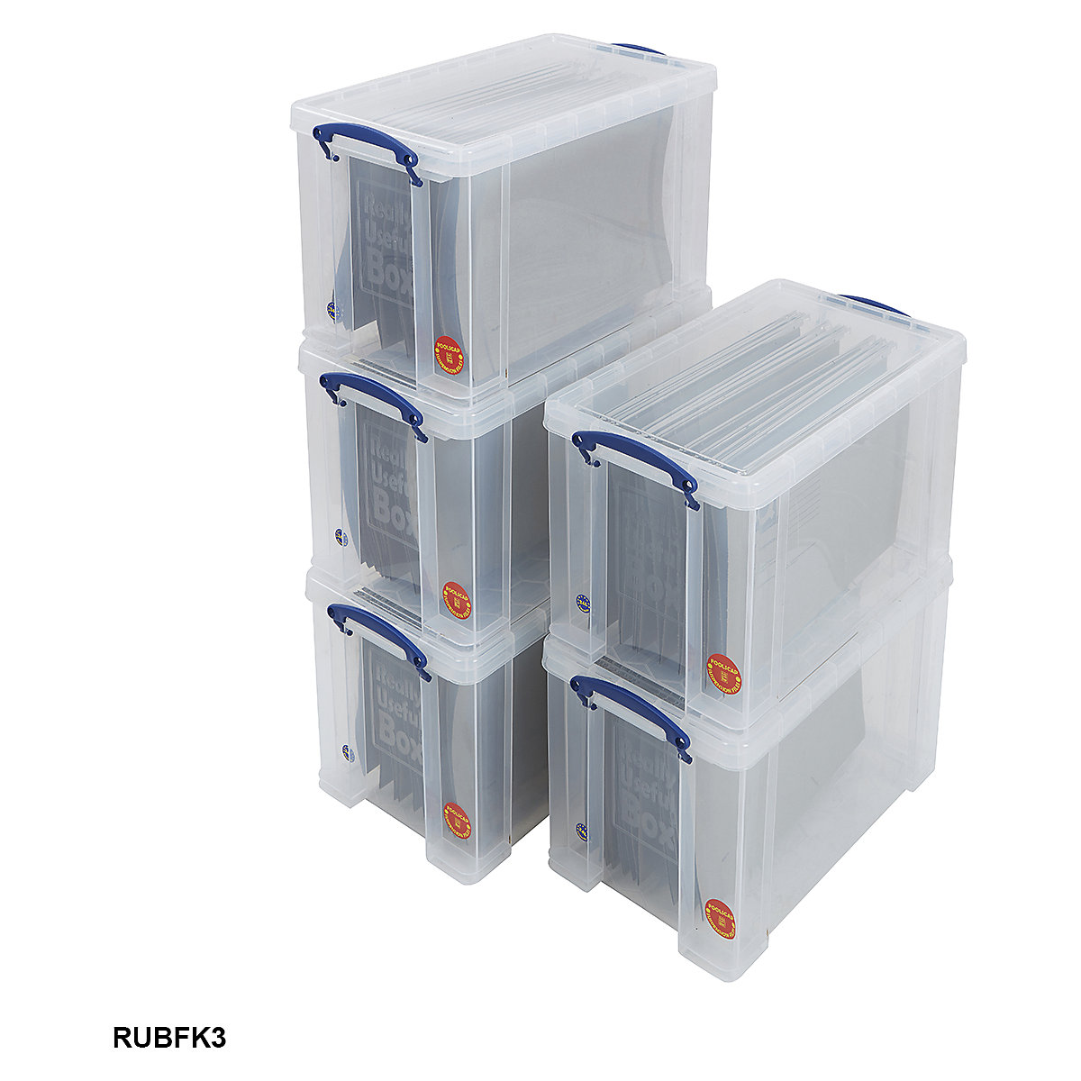 Really Useful Storage Box Kits With Foolscap Suspension Files (Product illustration 6)-5