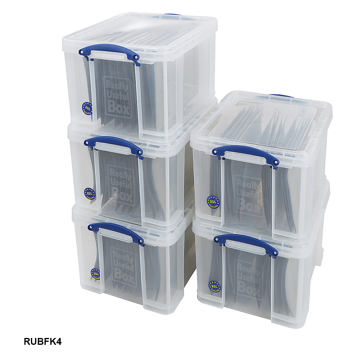 Really Useful Storage Box Kits With Foolscap Suspension Files (Product illustration 7)-6