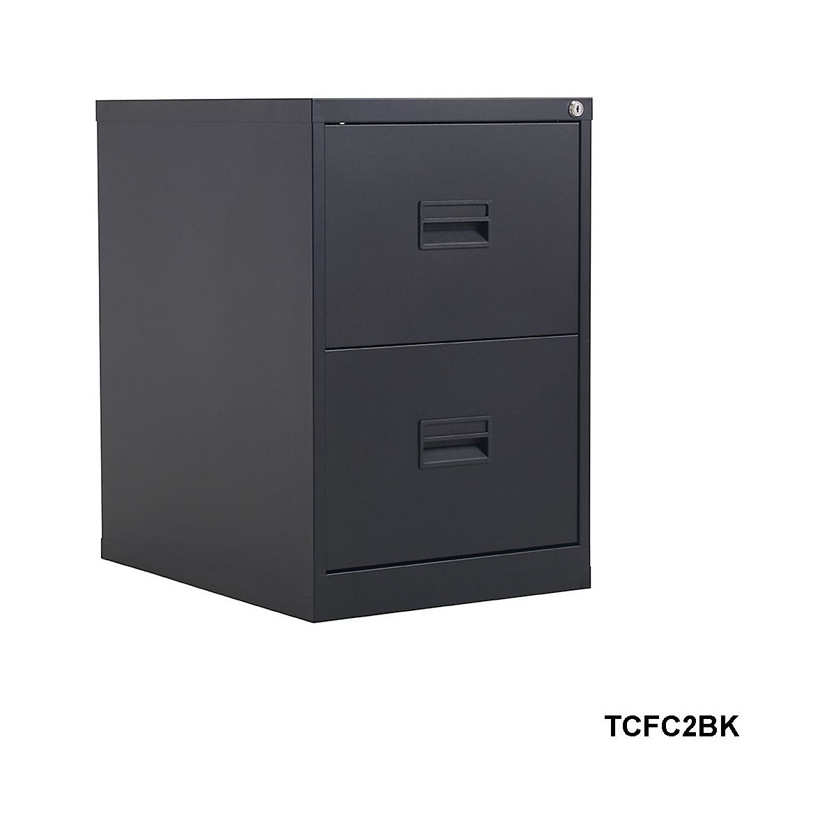 Steel Filing Cabinets In Grey, Black, White & Coffee Cream (Product illustration 3)-2