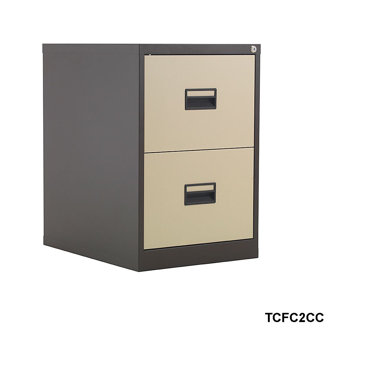 Steel Filing Cabinets In Grey, Black, White & Coffee Cream (Product illustration 5)-4