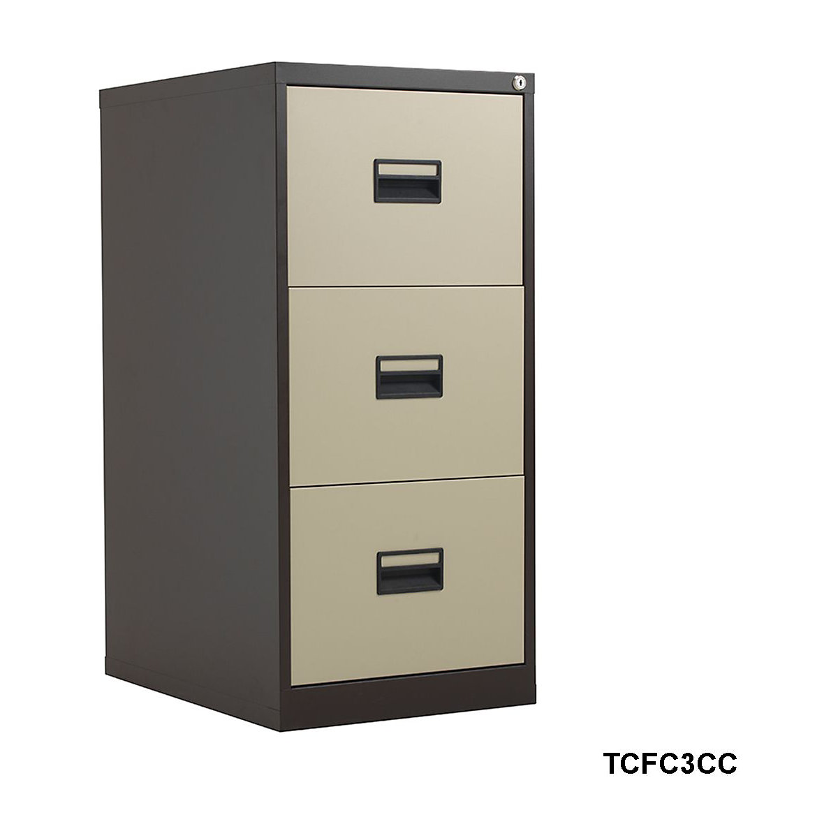Steel Filing Cabinets In Grey, Black, White & Coffee Cream (Product illustration 9)-8