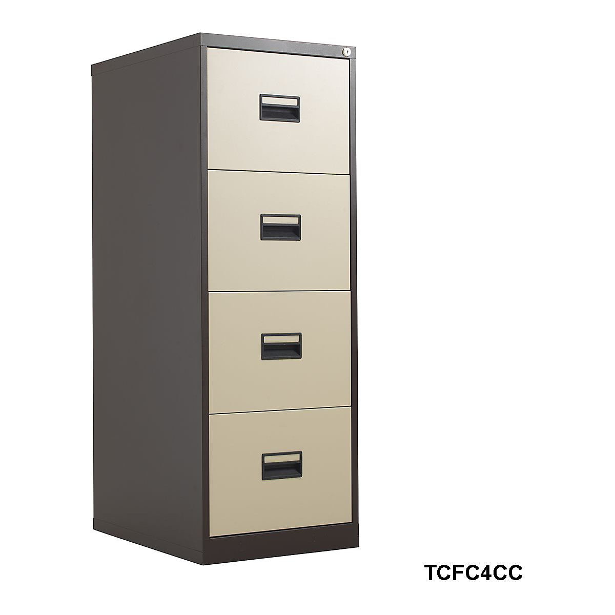 Steel Filing Cabinets In Grey, Black, White & Coffee Cream (Product illustration 13)-12