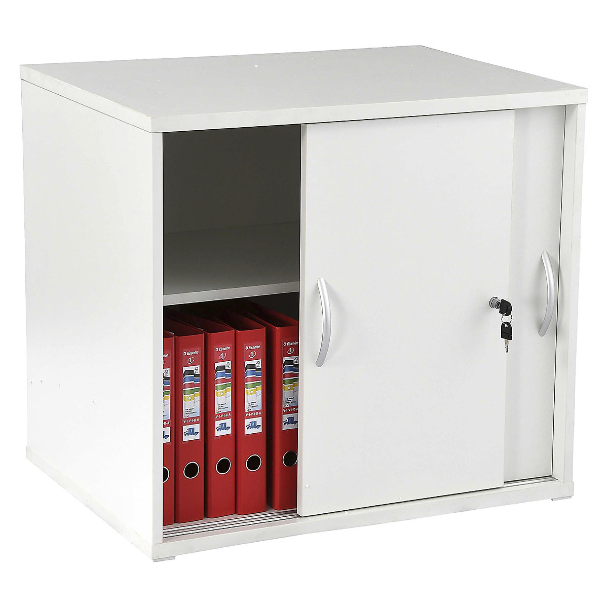 Storage Cabinet With Sliding Doors (Product illustration 6)-5