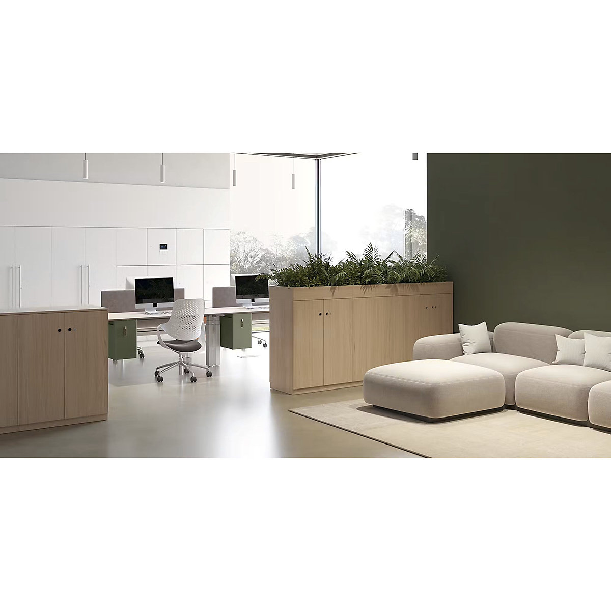 Bisley Pren Wooden Office Cupboards (Product illustration 7)-6