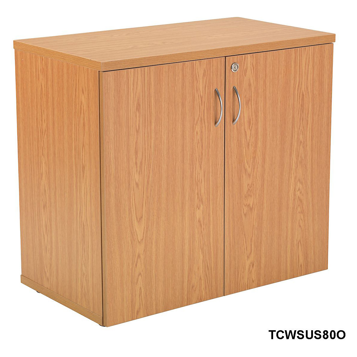 Classic Desk High Office Storage Cupboard Lockable (Product illustration 5)-4