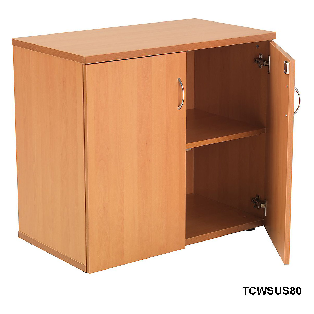 Classic Desk High Office Storage Cupboard Lockable (Product illustration 4)-3