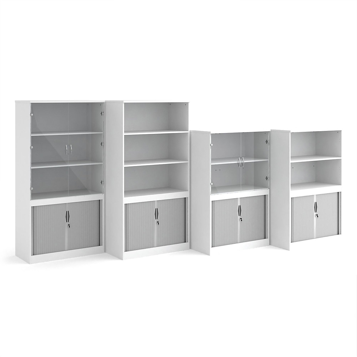 Integrate Large Volume Tambour Combination Cupboards