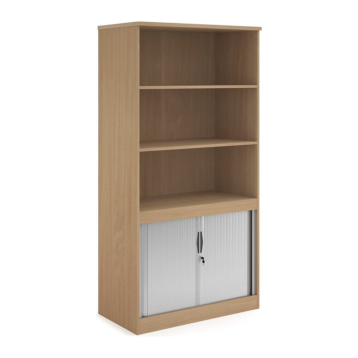 Integrate Large Volume Tambour Combination Cupboards, Integrate Large Volume Tambour Combination Cupboards, Integrate Large Volume Tambour Combination Cupboards | 1020W x 550D x 2000H | Beech | Delivered & Installed-5