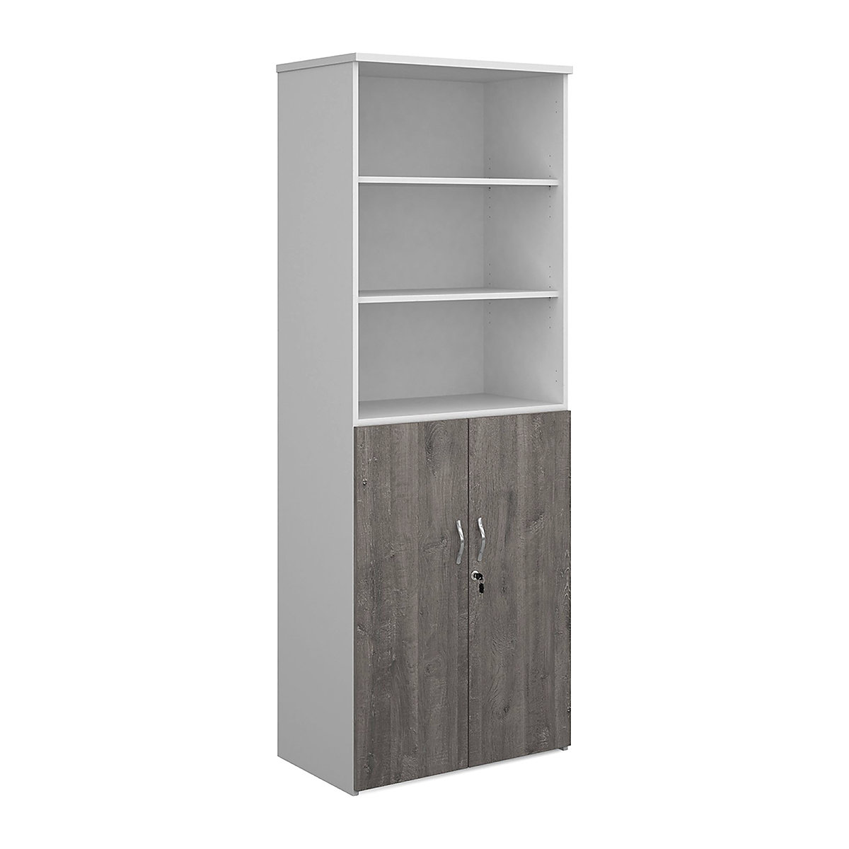 Integrate Two Tone Combination Cupboards, Integrate Two Tone Combination Cupboards, Integrate Two Tone Combination Cupboards | 800W x 470D x 2140H | Grey Oak | Economy-12