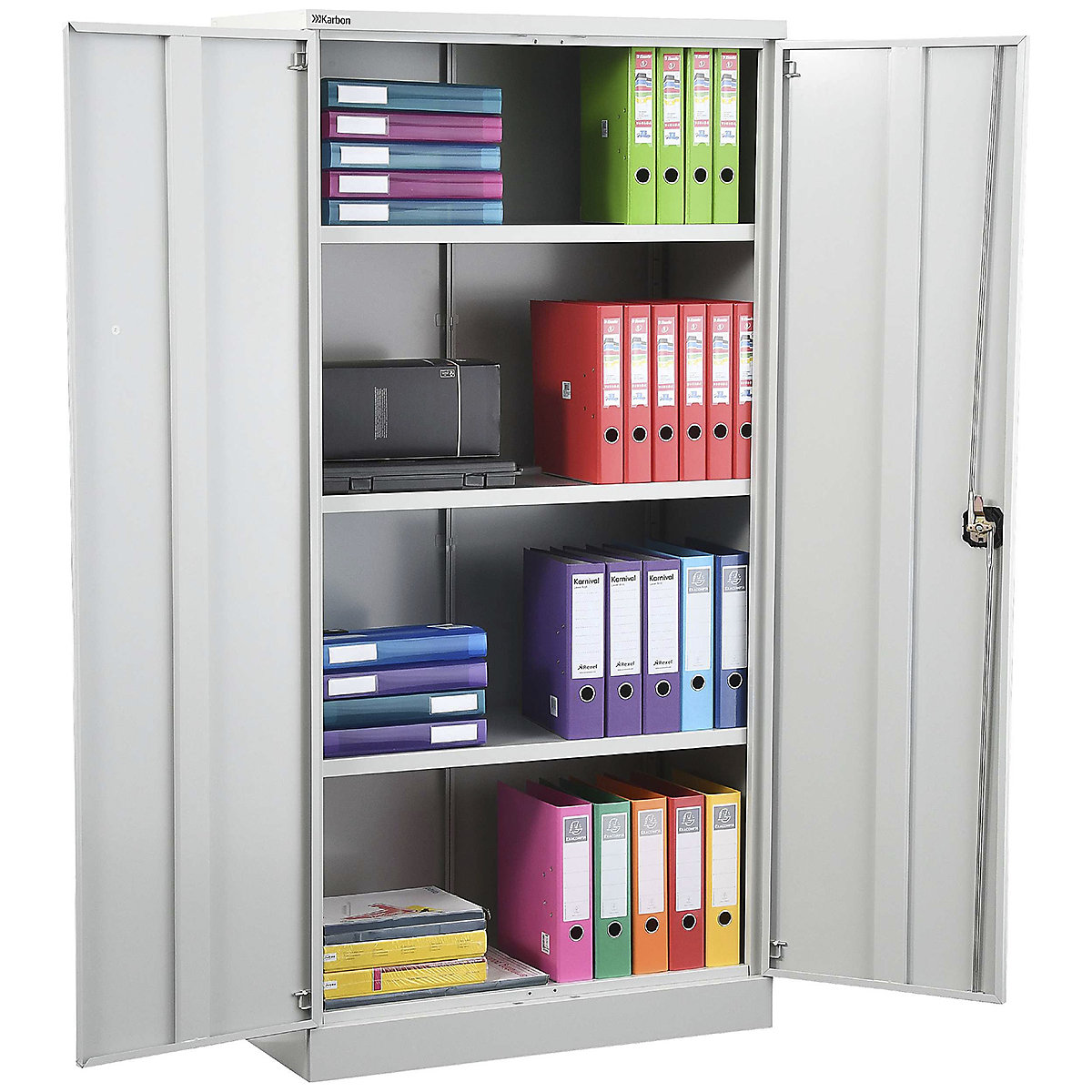 Karbon Contract Metal Office Storage Cabinets (Product illustration 3)-2