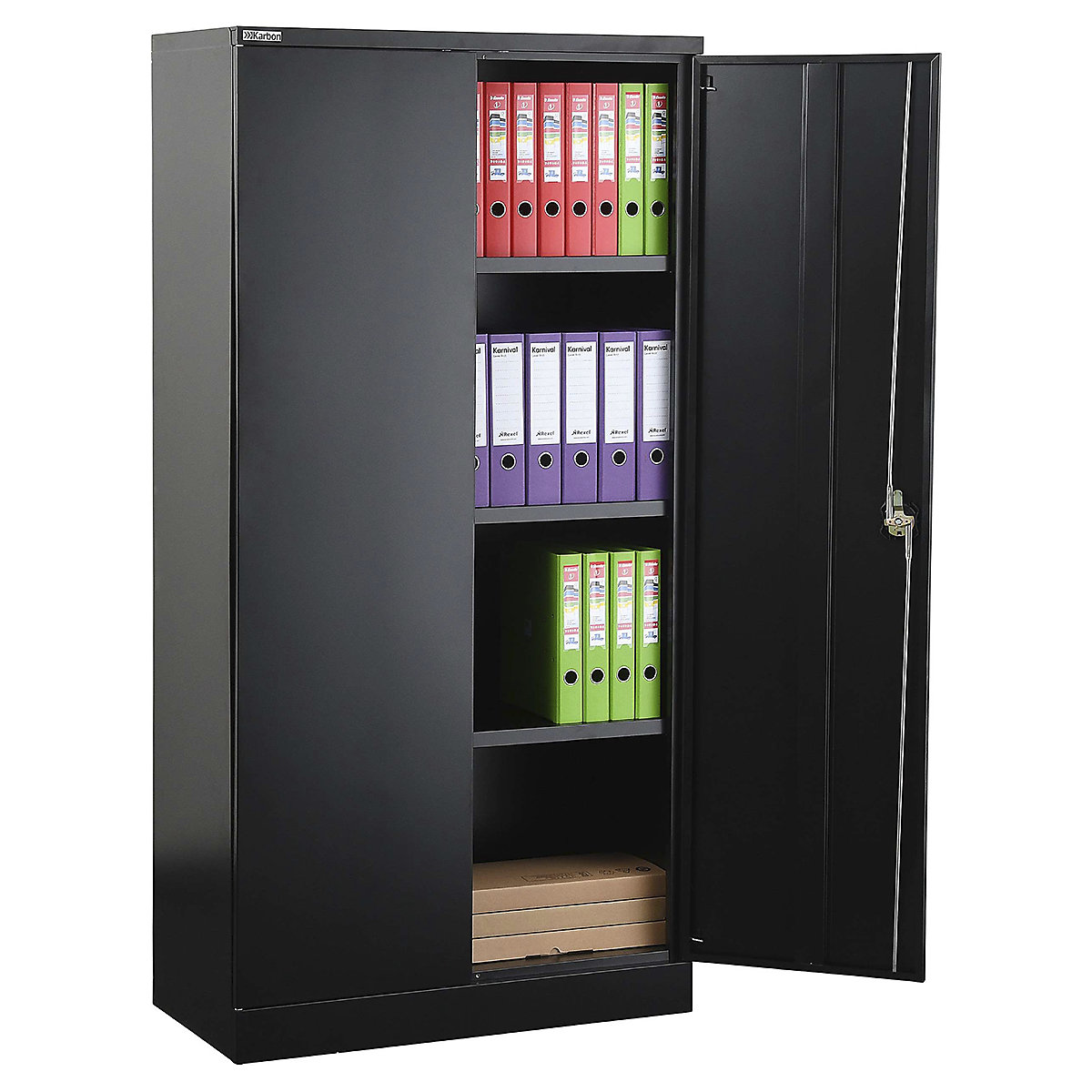 Karbon Contract Metal Office Storage Cabinets (Product illustration 4)-3