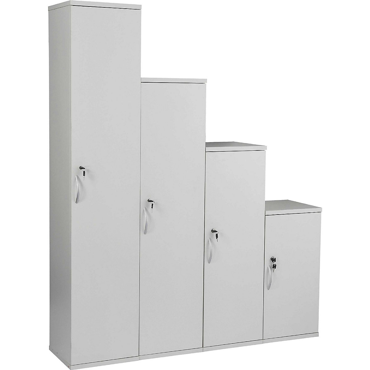 Karbon Narrow Cupboards, Karbon Narrow Cupboards, Karbon Narrow Cupboards 816h x 400w x 400d mm | White-3