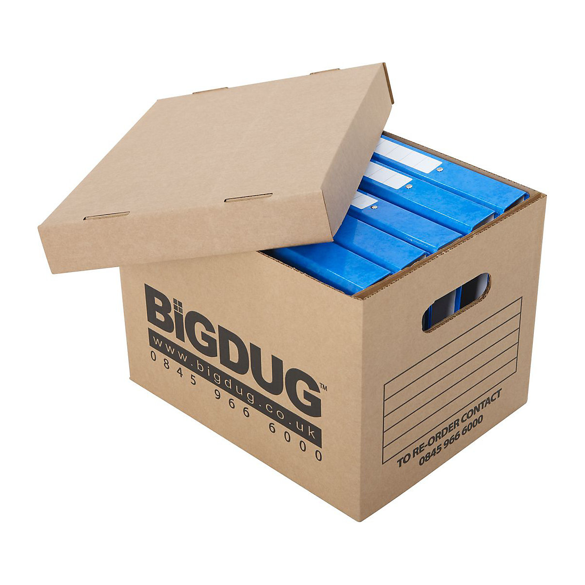 BiG340 Compact Document Storage Shelving With Value Boxes (Product illustration 11)-10