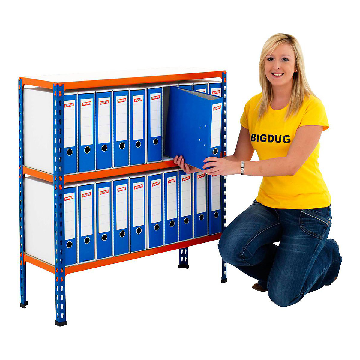 BiG340 Lever Arch File Storage Shelving (Product illustration 4)-3