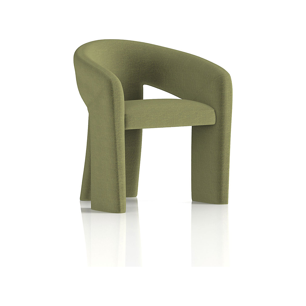 Boho Accent Chair Forest Green