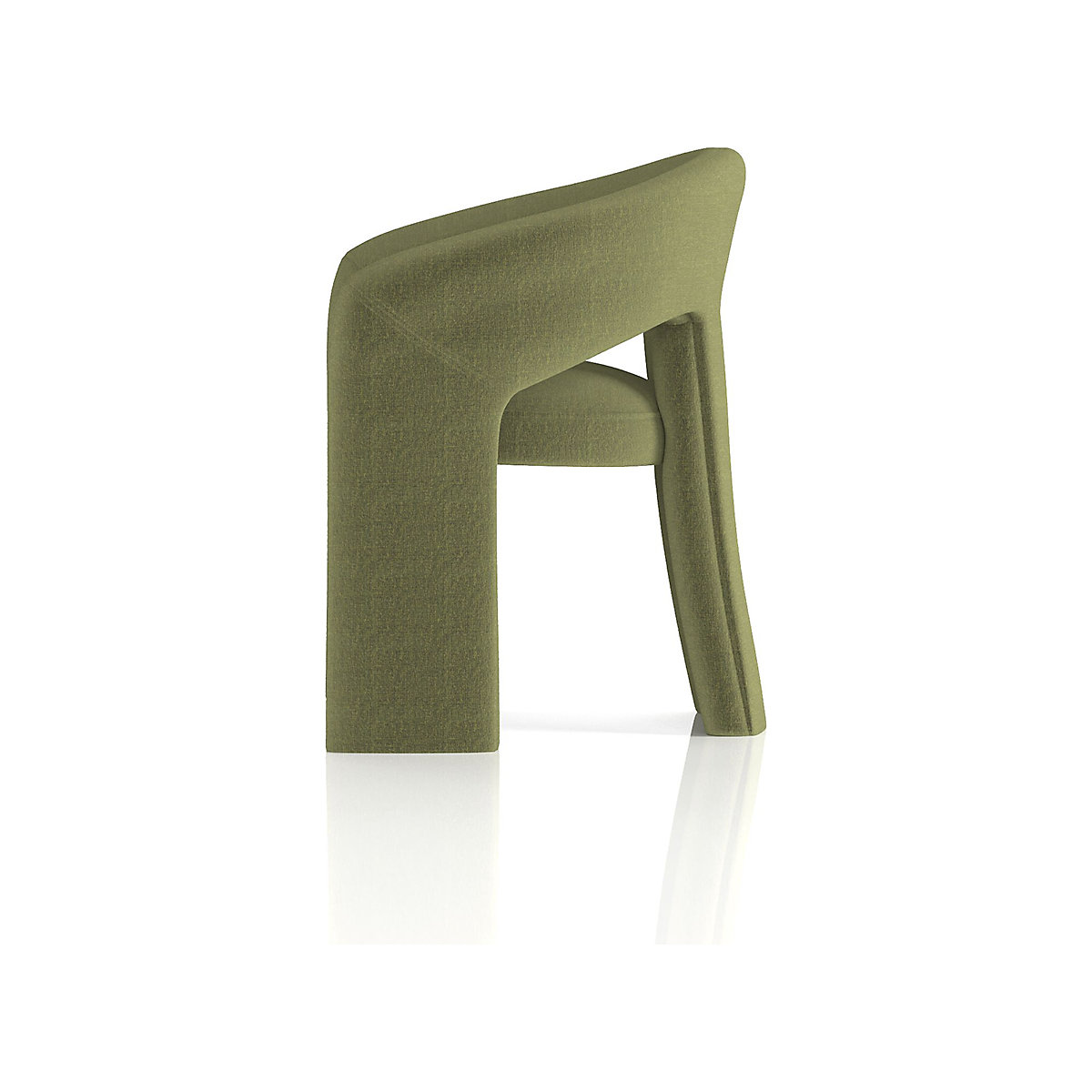 Boho Accent Chair Forest Green (Product illustration 4)-3