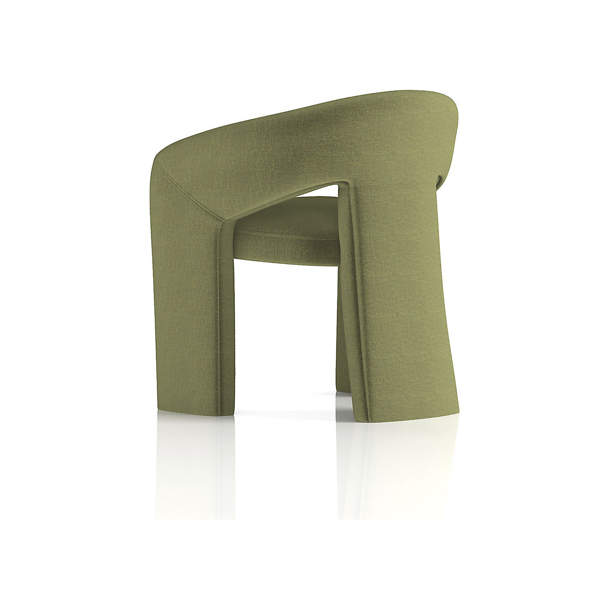 Boho Accent Chair Forest Green (Product illustration 5)-4