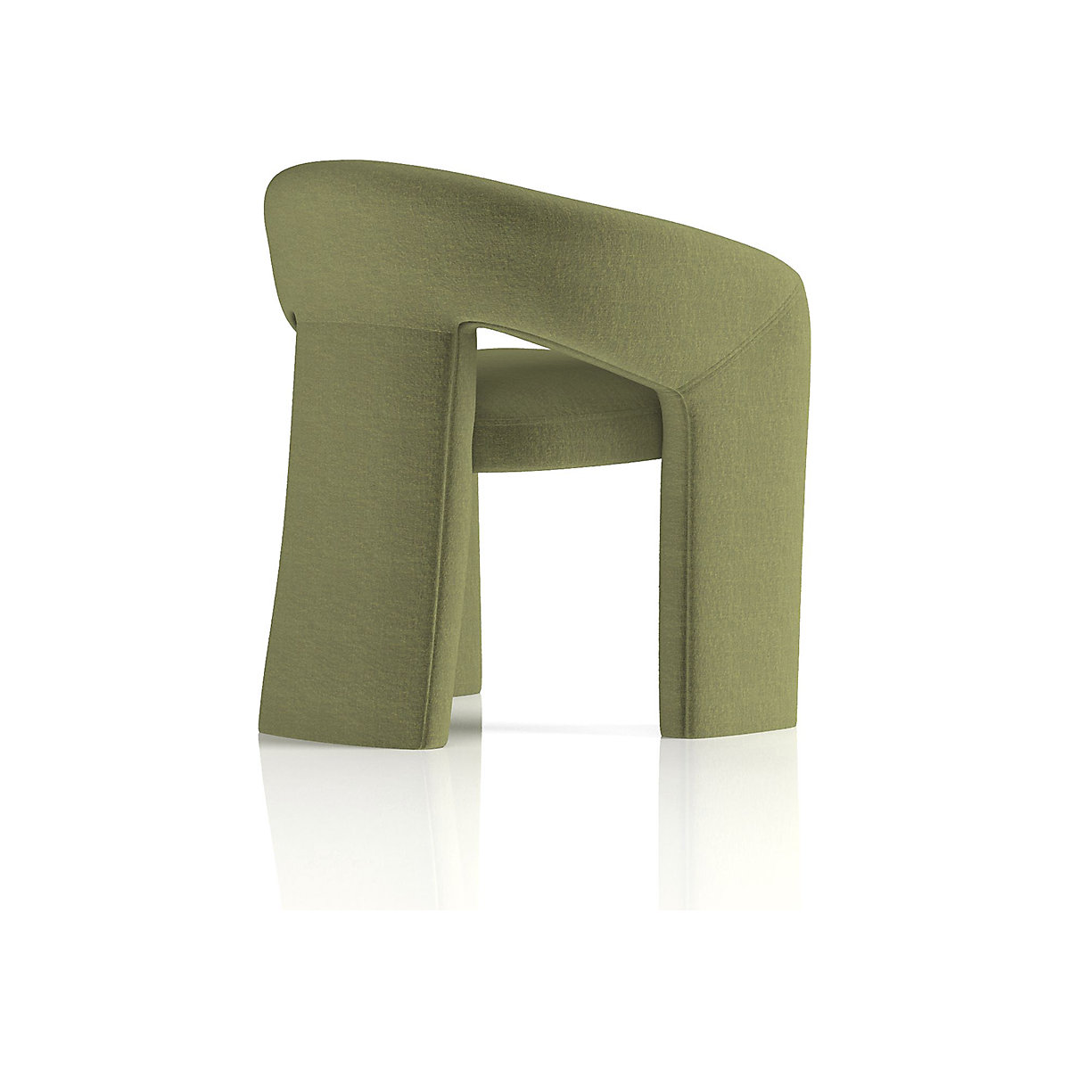 Boho Accent Chair Forest Green (Product illustration 7)-6