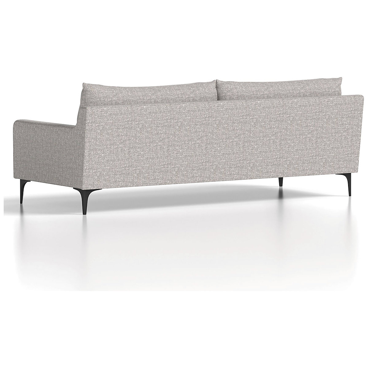 Emmy Cushioned 3 Seater Sofa Light Grey (Product illustration 5)-4