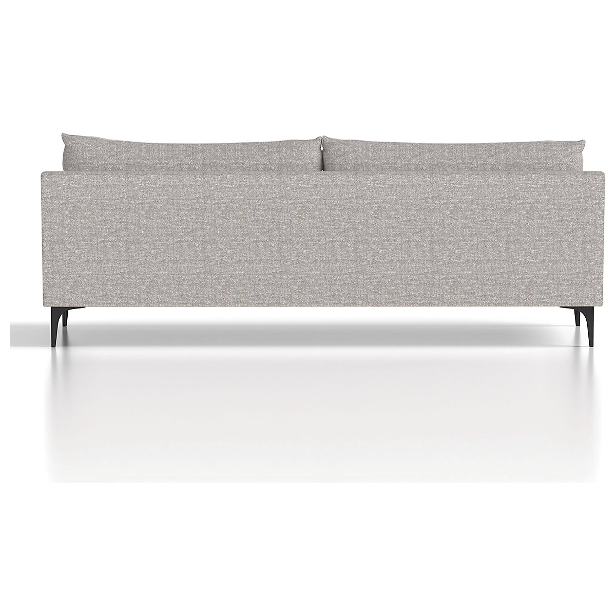 Emmy Cushioned 3 Seater Sofa Light Grey (Product illustration 6)-5