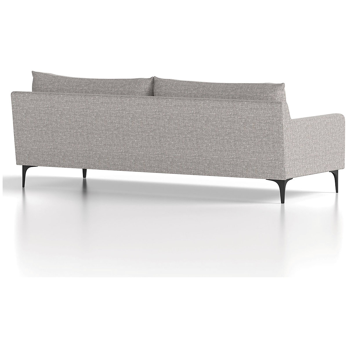 Emmy Cushioned 3 Seater Sofa Light Grey (Product illustration 7)-6