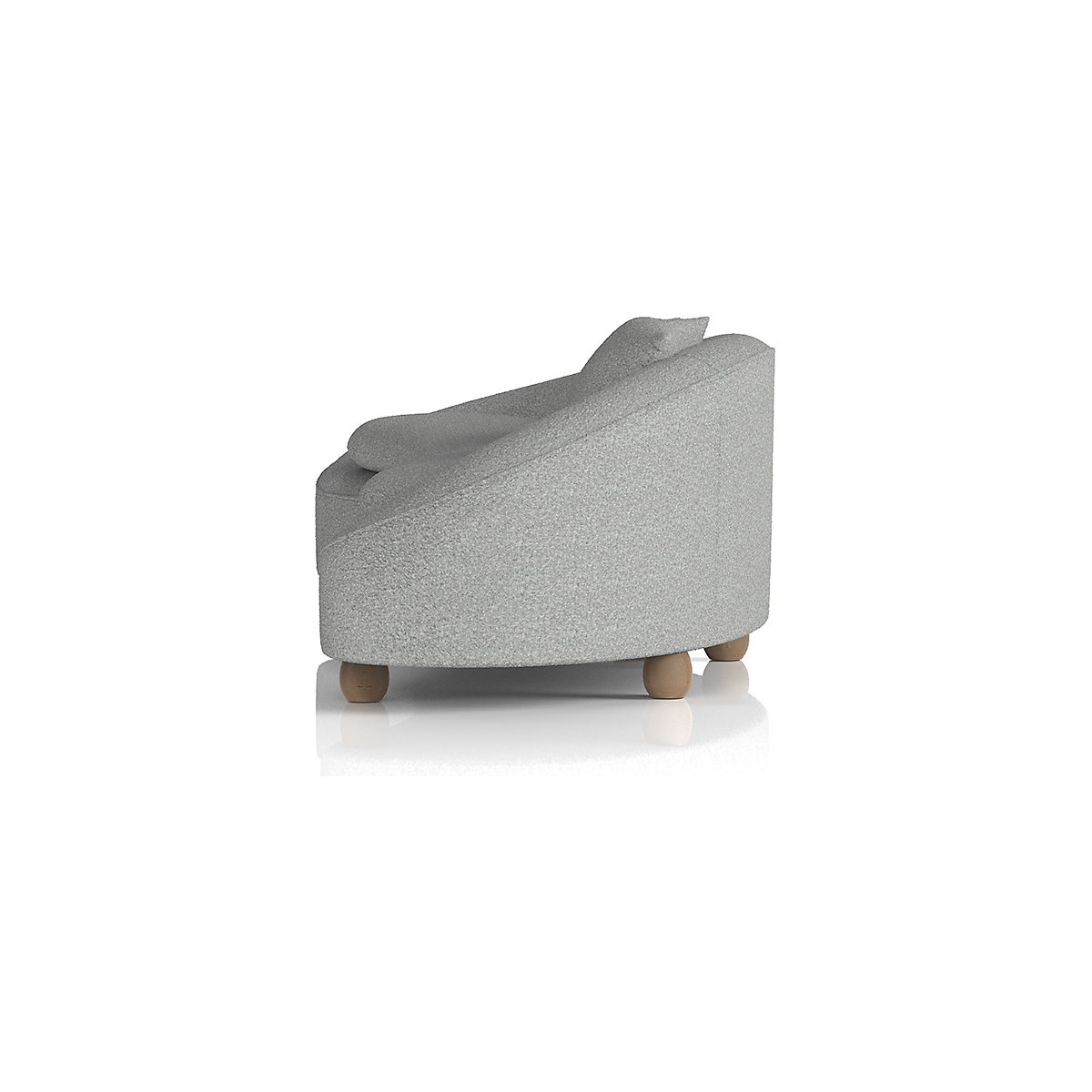 Mimi 3 Seater Curved Sofa Boucle Fabric (Product illustration 4)-3