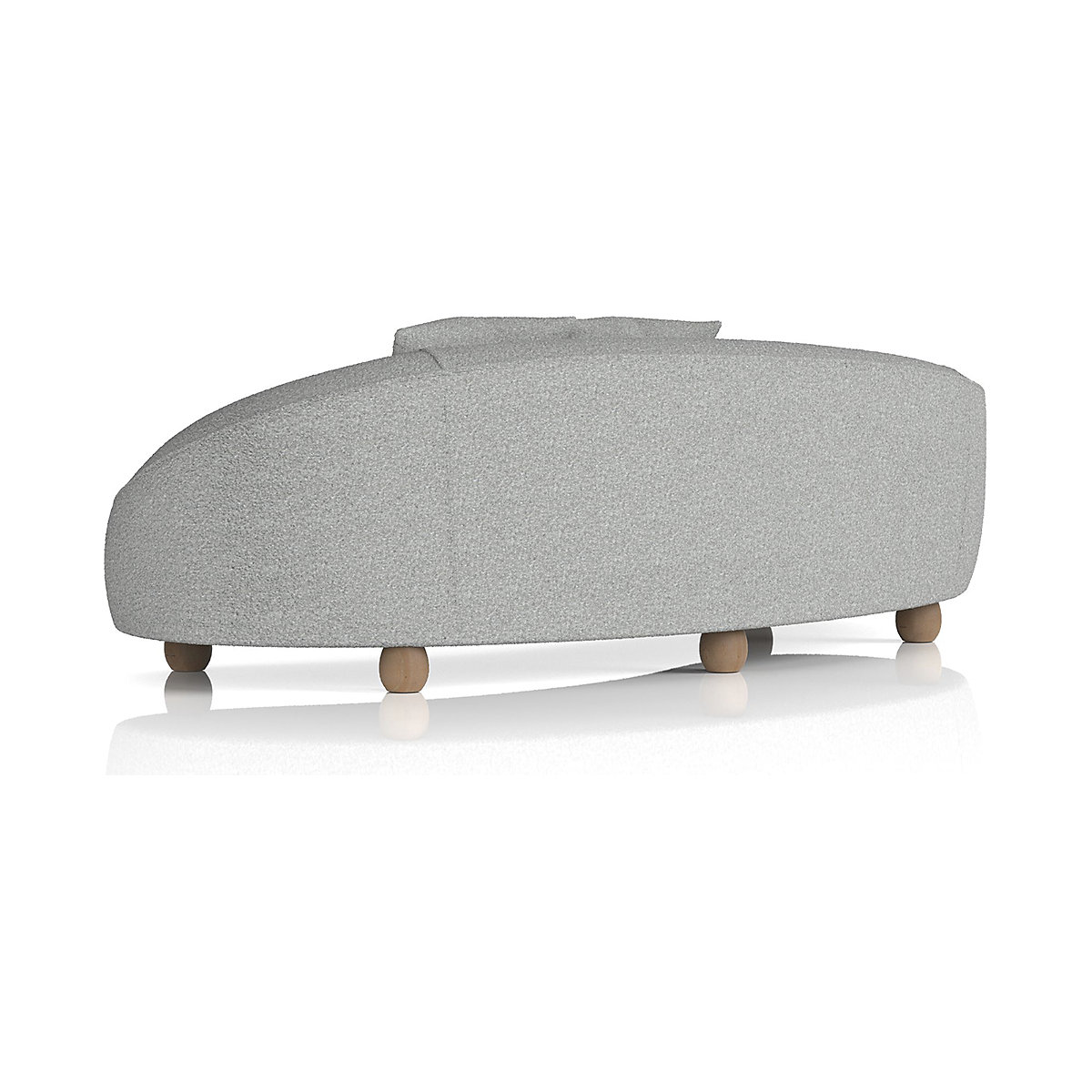 Mimi 3 Seater Curved Sofa Boucle Fabric (Product illustration 5)-4