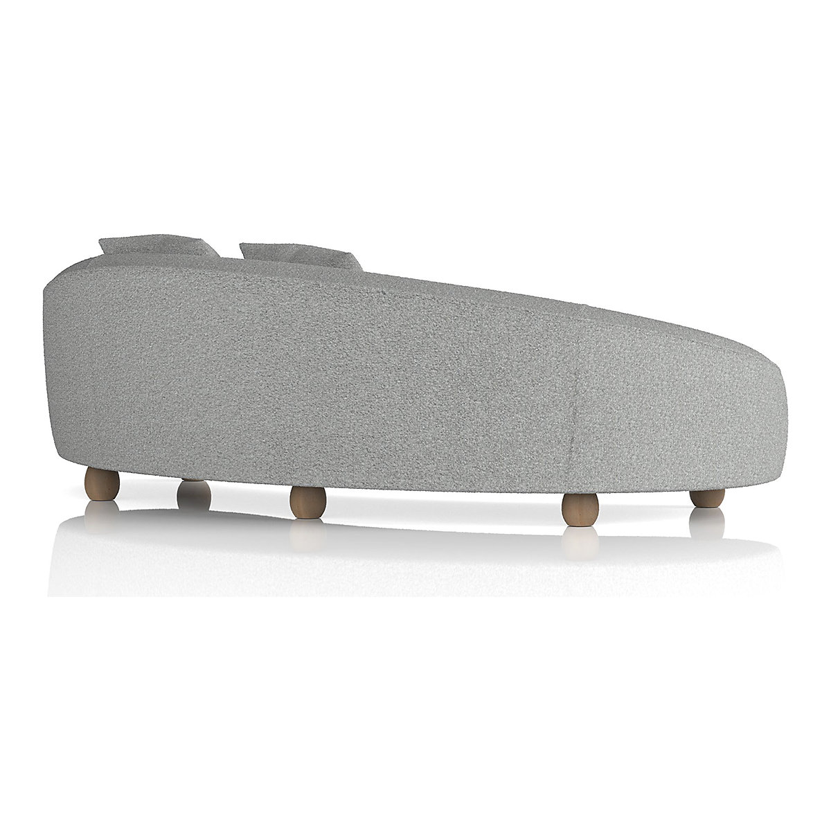 Mimi 3 Seater Curved Sofa Boucle Fabric (Product illustration 7)-6