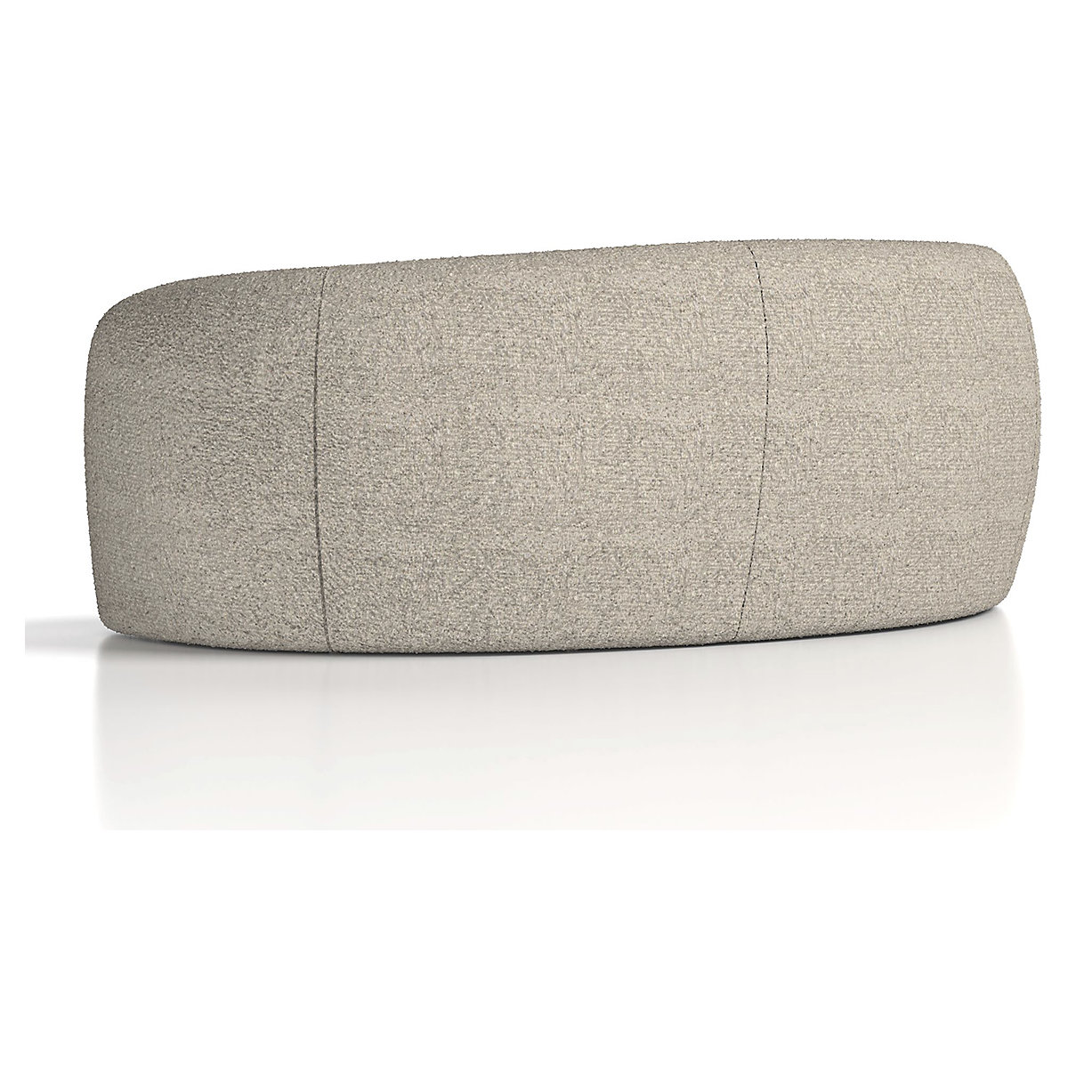 Phoebe Curved Sofa Cream Boucle (Product illustration 5)-4