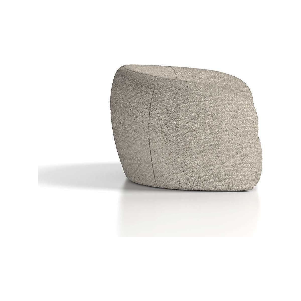 Phoebe Curved Sofa Cream Boucle (Product illustration 8)-7