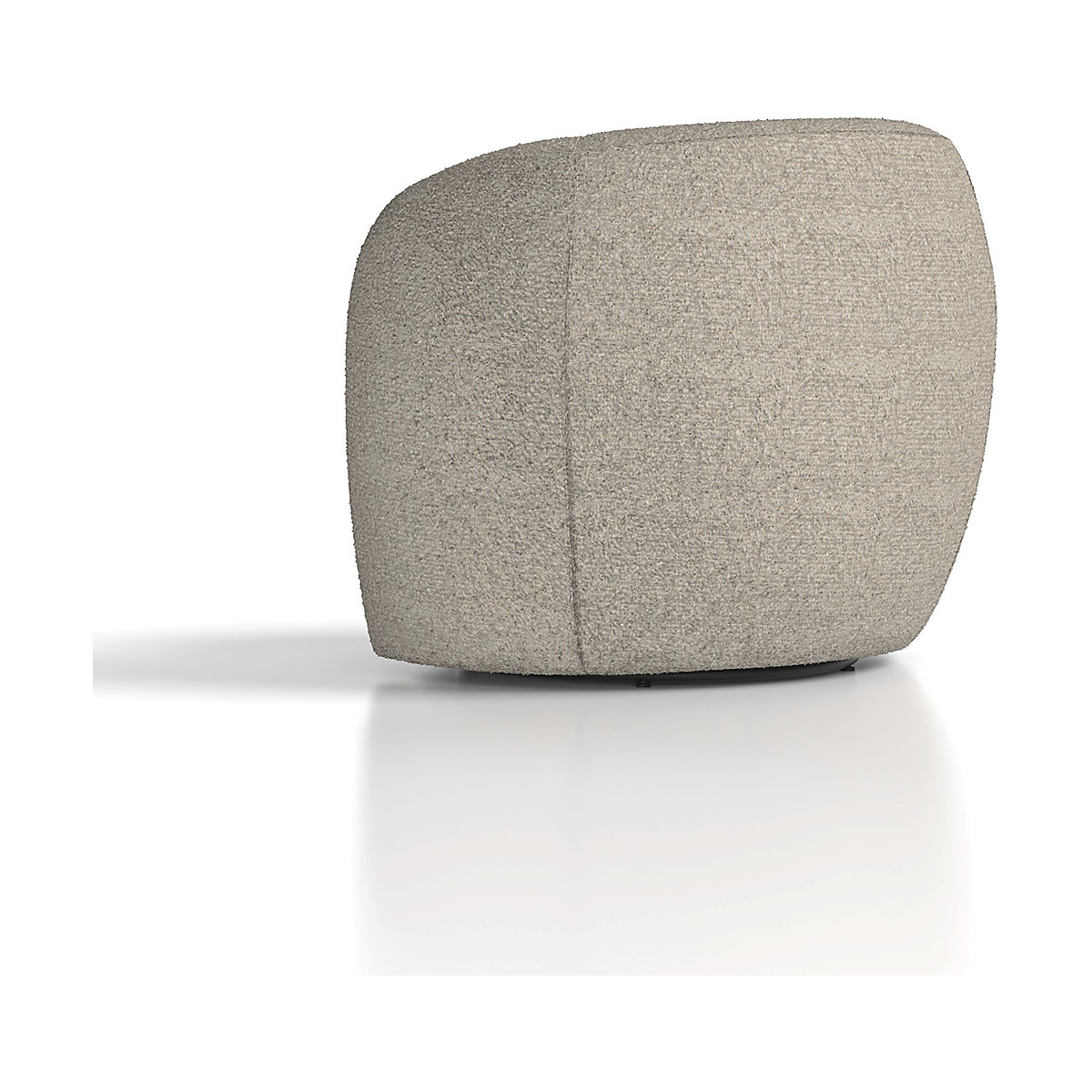 Phoebe Swivel Accent Chair Cream Boucle (Product illustration 5)-4