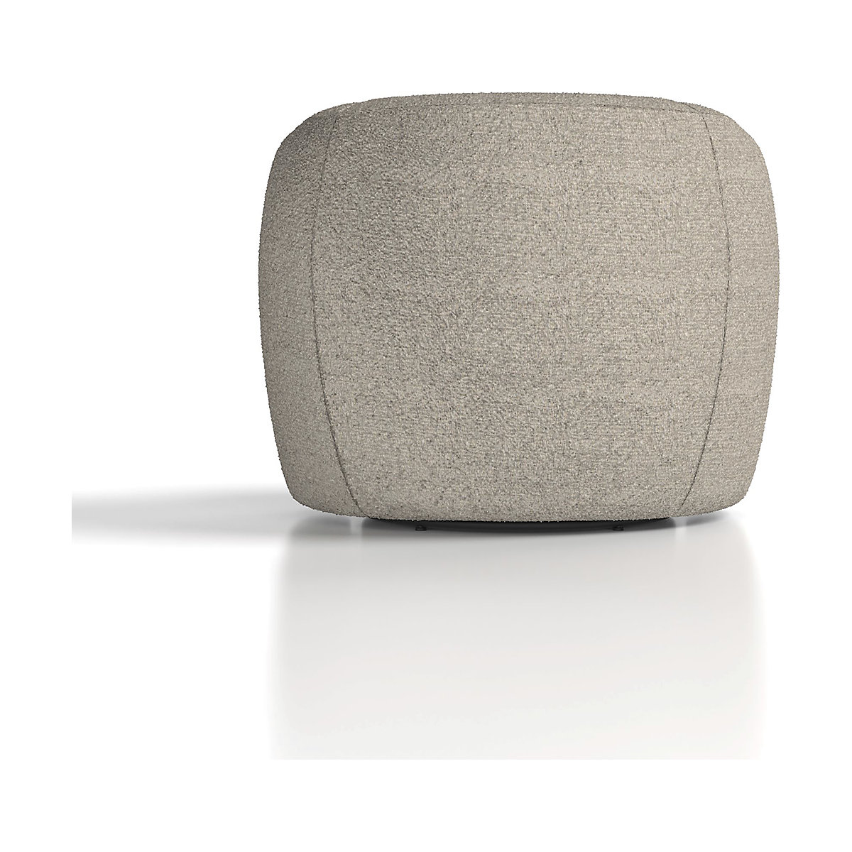 Phoebe Swivel Accent Chair Cream Boucle (Product illustration 6)-5