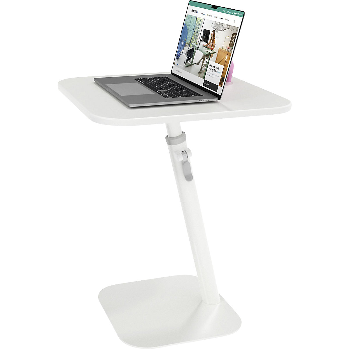 Lap shop desk white