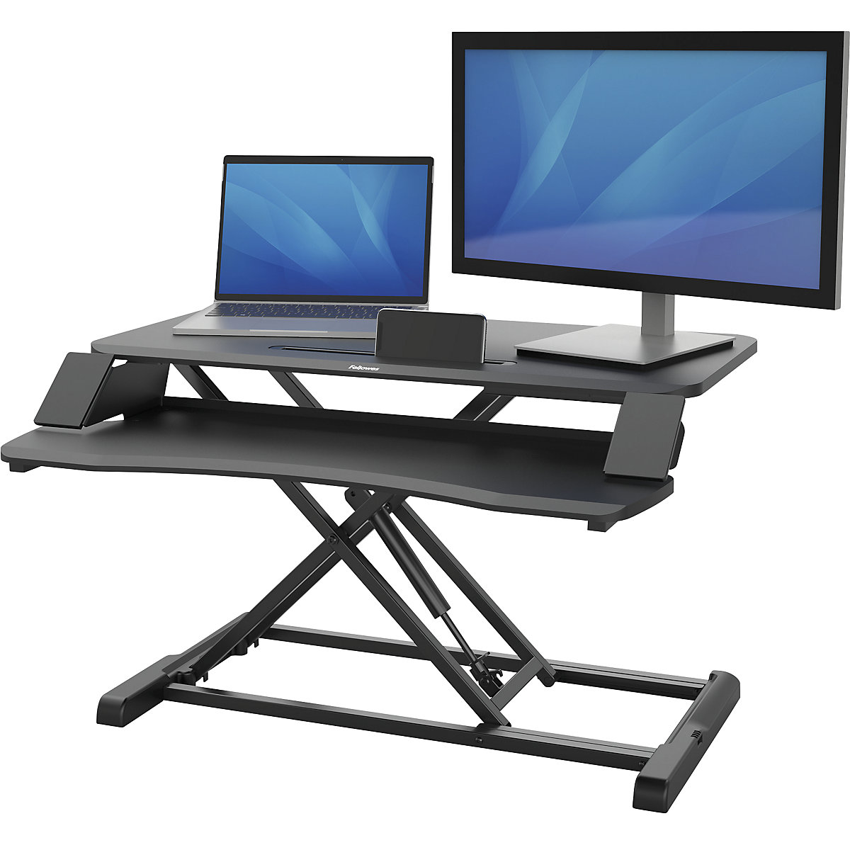 Corsivo™ sitting/standing workstation – Fellowes (Product illustration 3)-2