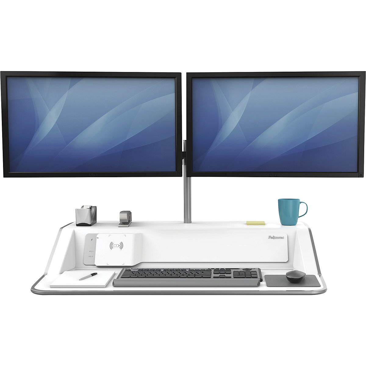 Lotus™ DX sitting/standing workstation – Fellowes (Product illustration 17)-16