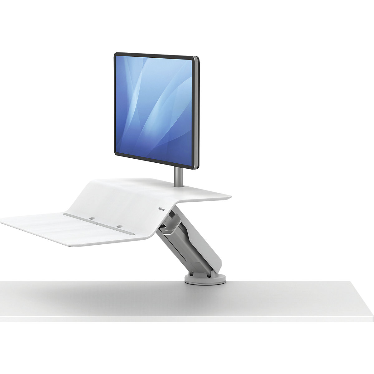 Lotus™ RT sitting/standing workstation, for 1 monitor – Fellowes (Product illustration 2)-1