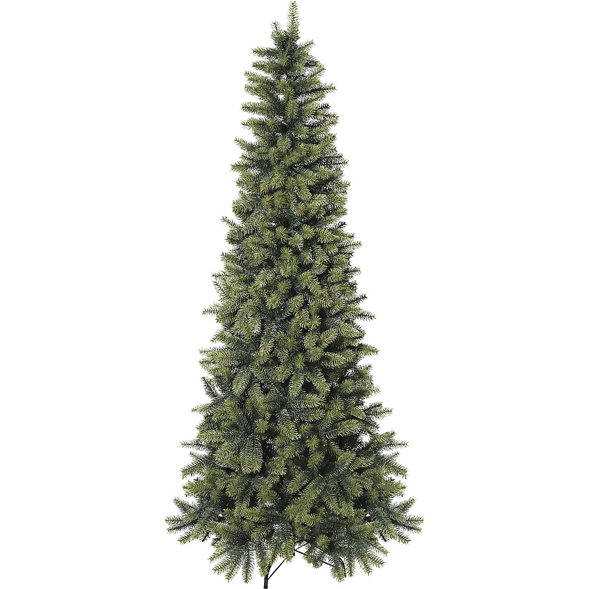 Fir tree, slim, PVC free, stand included, overall height 1800 mm-2