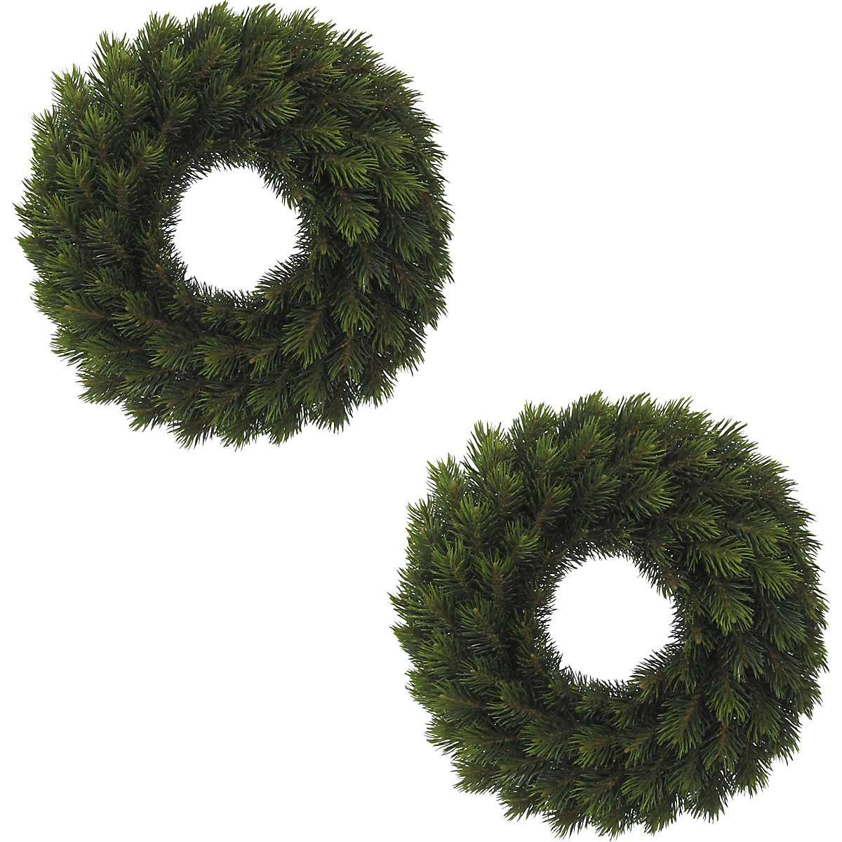 Fir wreath, pack of 2, outside Ø 380 mm-1