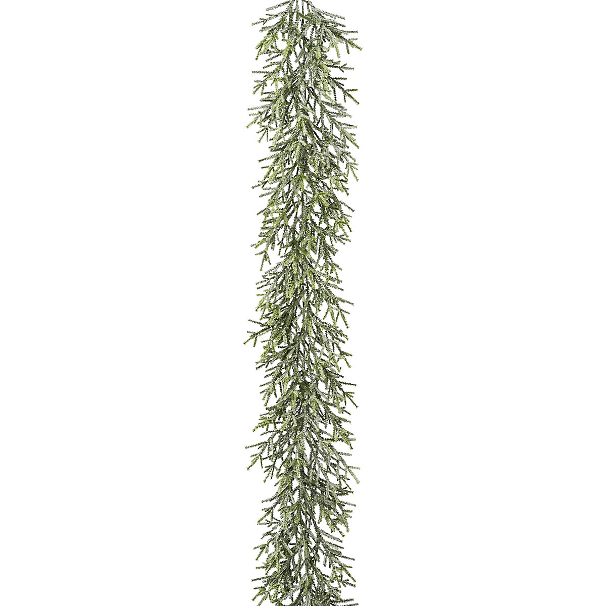 Mini spruce garland with frosted finish (Product illustration 2)-1