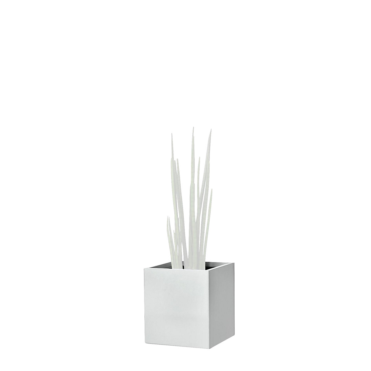 Plant pot, knee height, for 1 plant, light grey-6