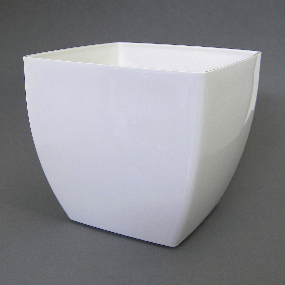 SIENA conical vase, 41.5 l, height 360 mm, white-2