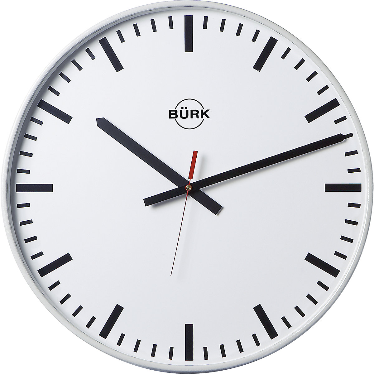 Wall clock – the universal clock, Ø 400 mm, quartz clock, with bars-2