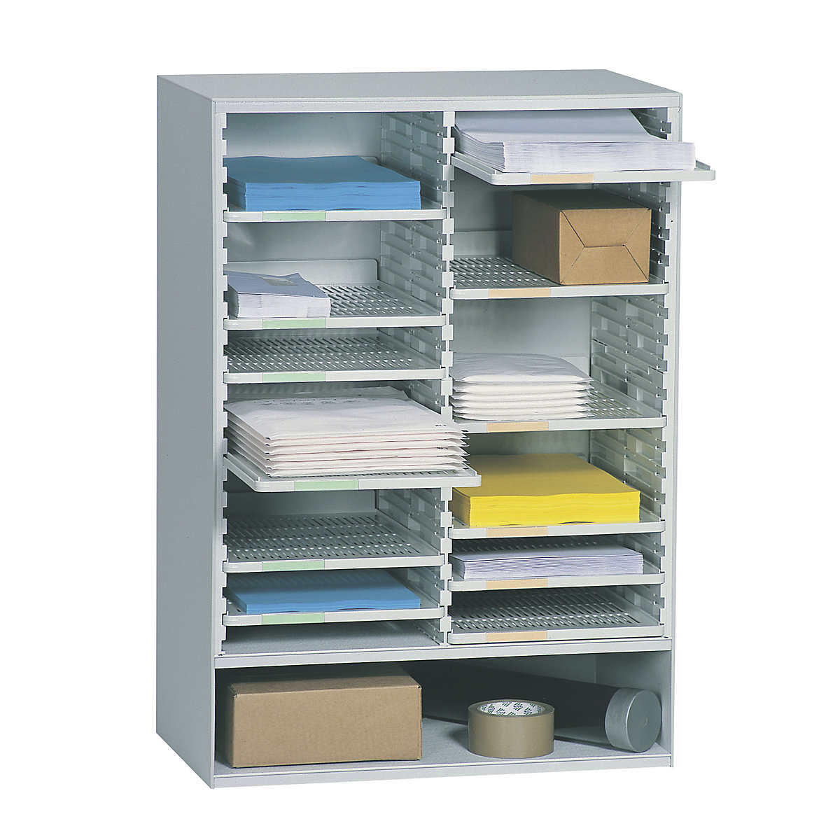 Mail sorting station with large compartment KAISER+KRAFT United Kingdom