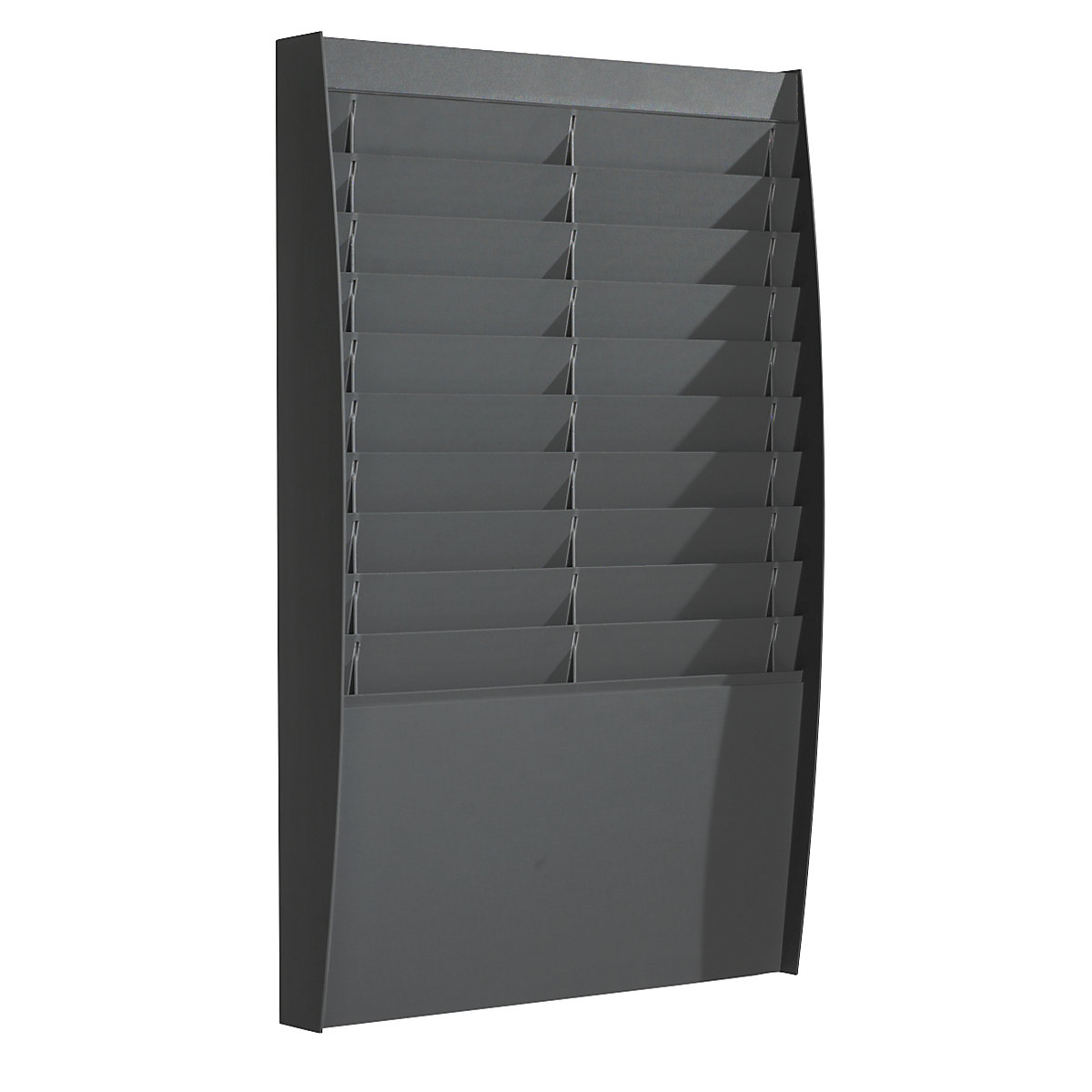 Sorting board, 2 x 10 compartments, HxWxD 865 x 544 x 106 mm, black-4
