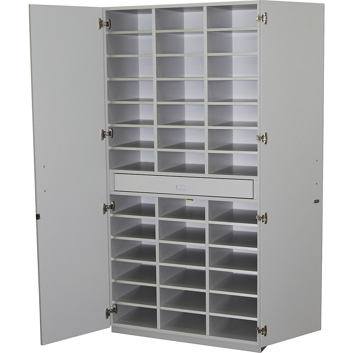 EUROKRAFTpro – Sorting cupboard with hinged doors and sorting table (Product illustration 3)