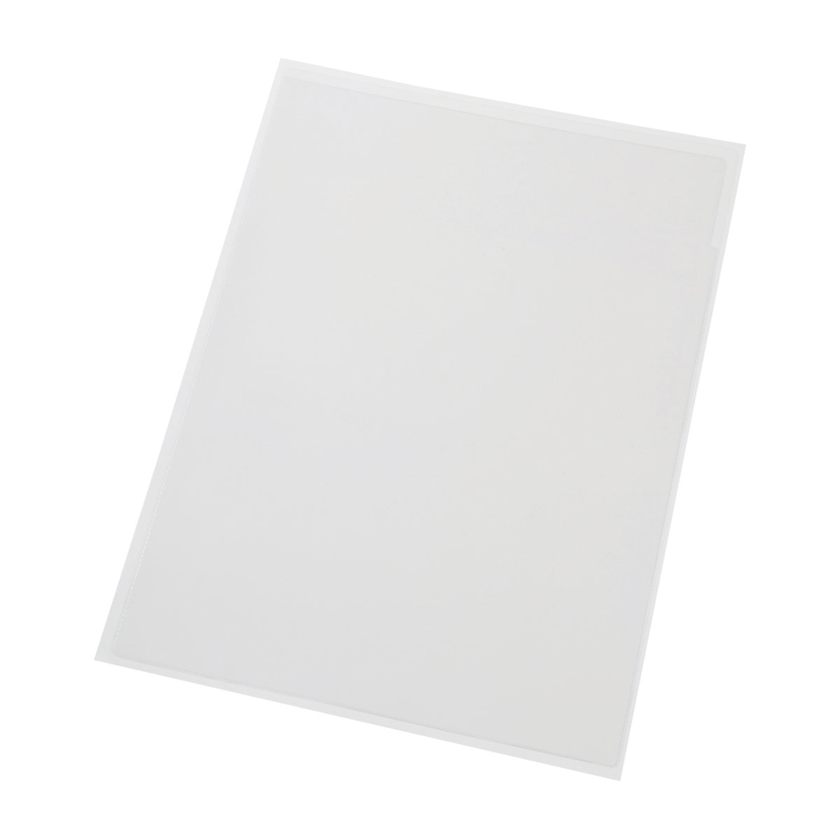 Clear view pouch, self-adhesive